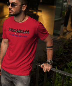 Descargas at the Village Gate T-Shirt - Image 3