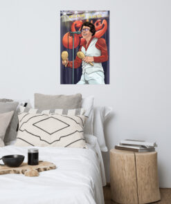 Hector Lavoe en Tarima Illustration Poster - Image 4
