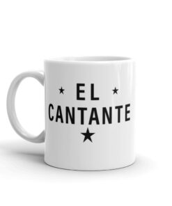 Alternative view of Hector Lavoe Coffee Glossy White  Mug