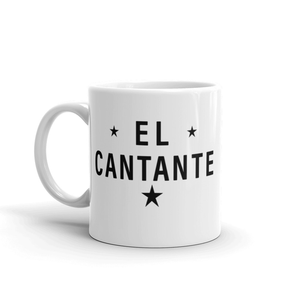 Hector Lavoe Coffee Glossy White Mug - Image 2