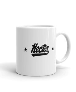 Hector Lavoe Coffee Glossy White Mug - Image 3
