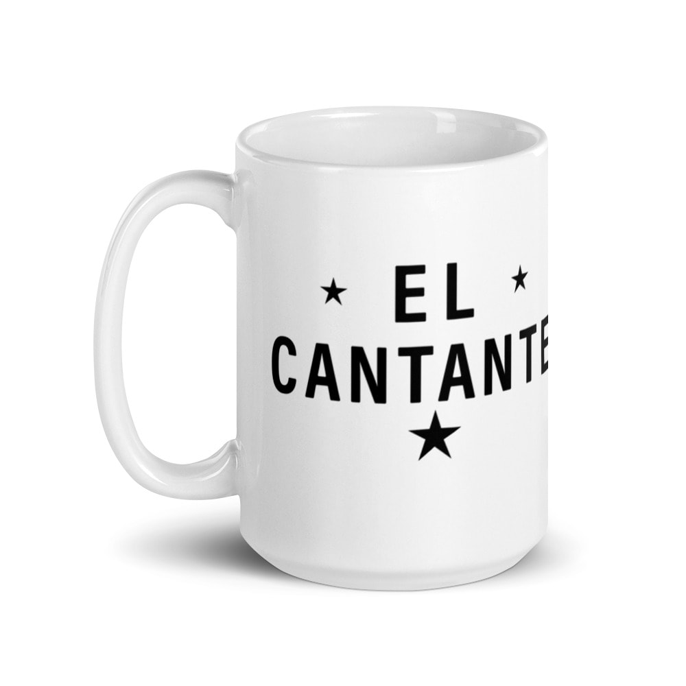 Hector Lavoe Coffee Glossy White Mug - Image 4